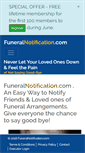 Mobile Screenshot of funeralnotification.com